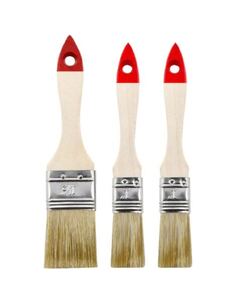 Lot de 5 pinceaux plats N° 15-20-30-40-50 | PMP Décor