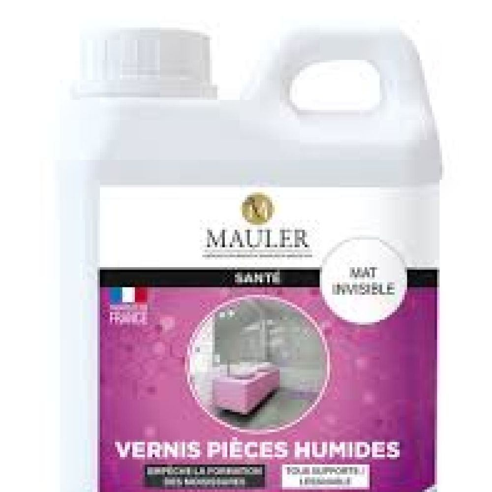Vernis pièces humides - Mat invisible - 1Litre | PMP Décor