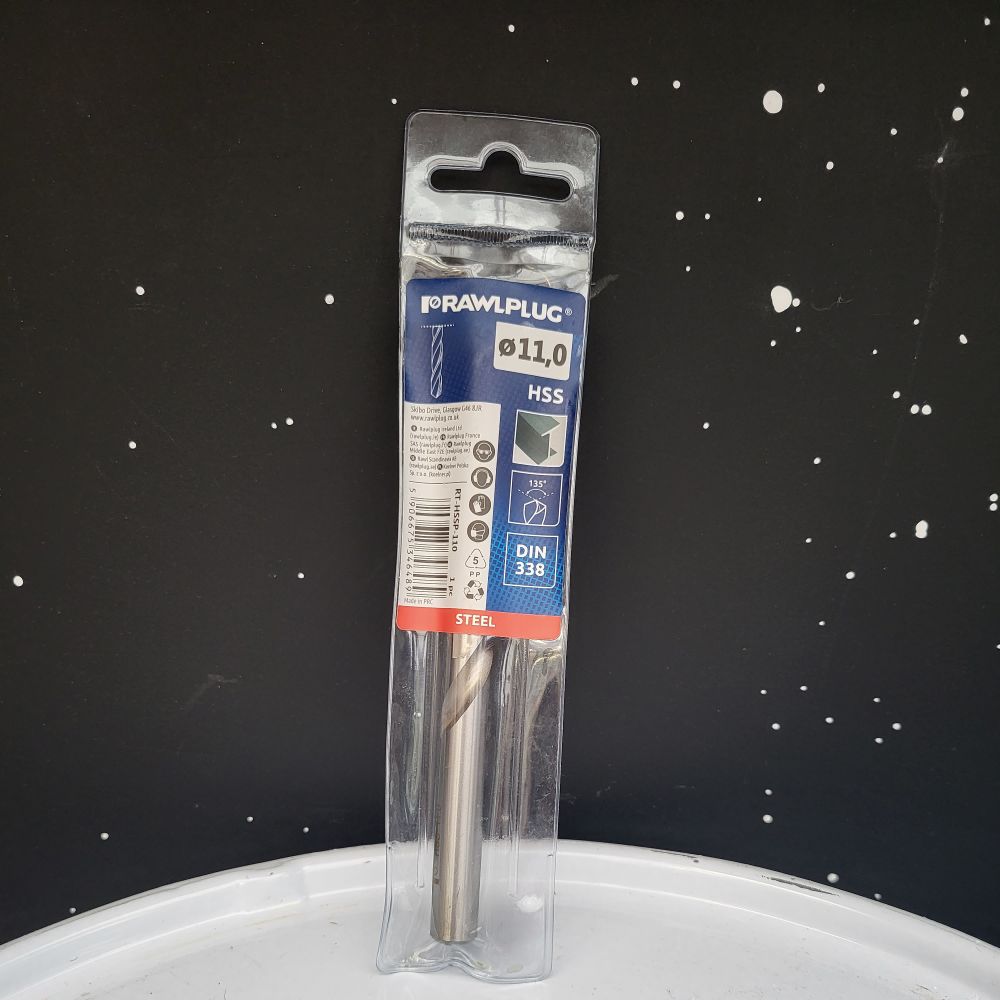 Forêt HSS rectifié diamètre 11 mm et longueur 142 mm - 1 pièce | PMP D