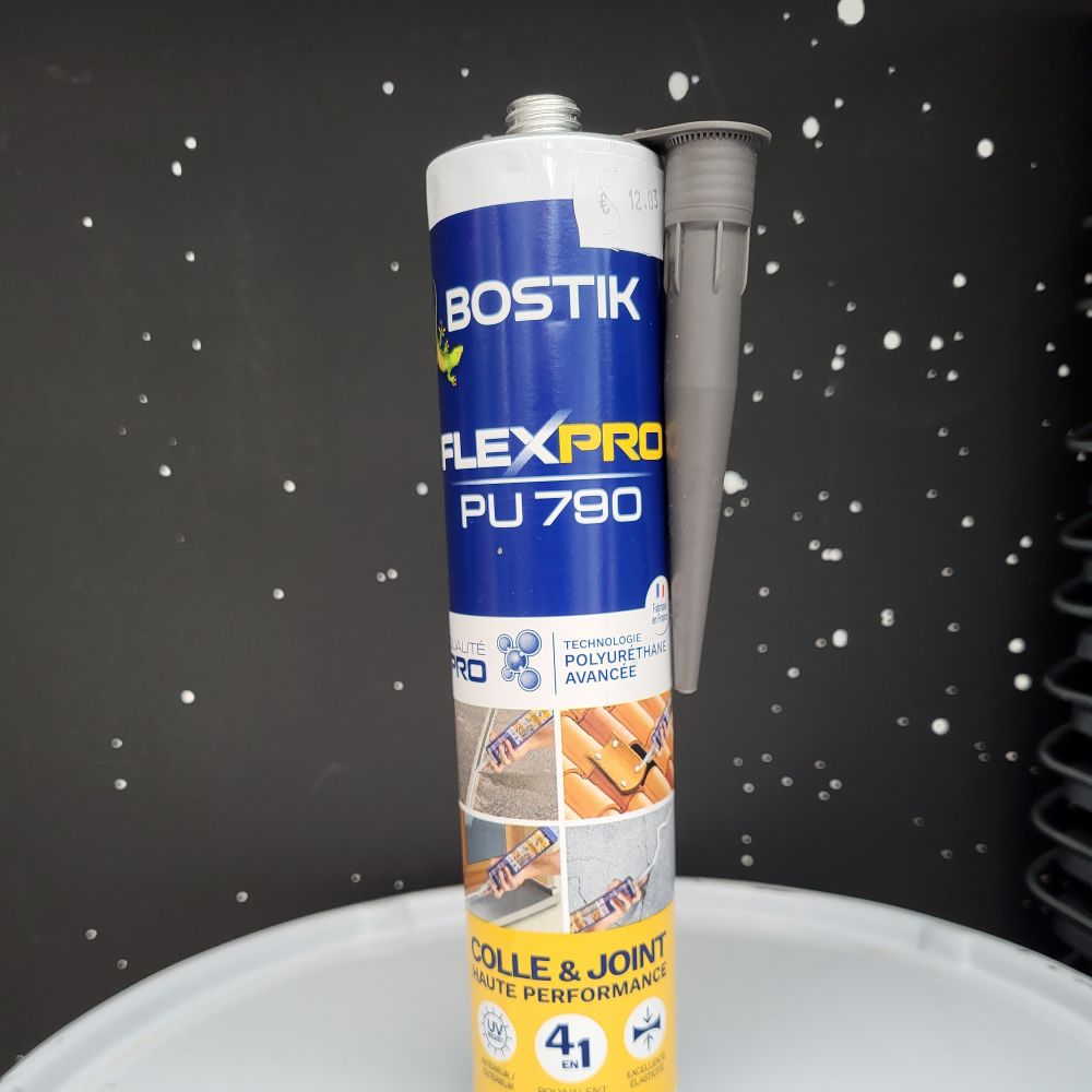 Mastic-colle et joint FLEXPRO PU790 - gris - cartouche de 300 ml | PMP