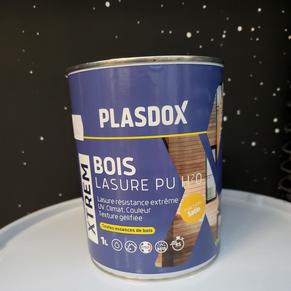 XTREM BOIS LASURE PU H2O finition satin 1L | PMP Décor