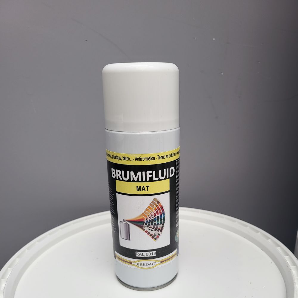 BRUMIFLUID - aspect Mat - RAL 6018 - 400ml BREDAC | PMP Décor