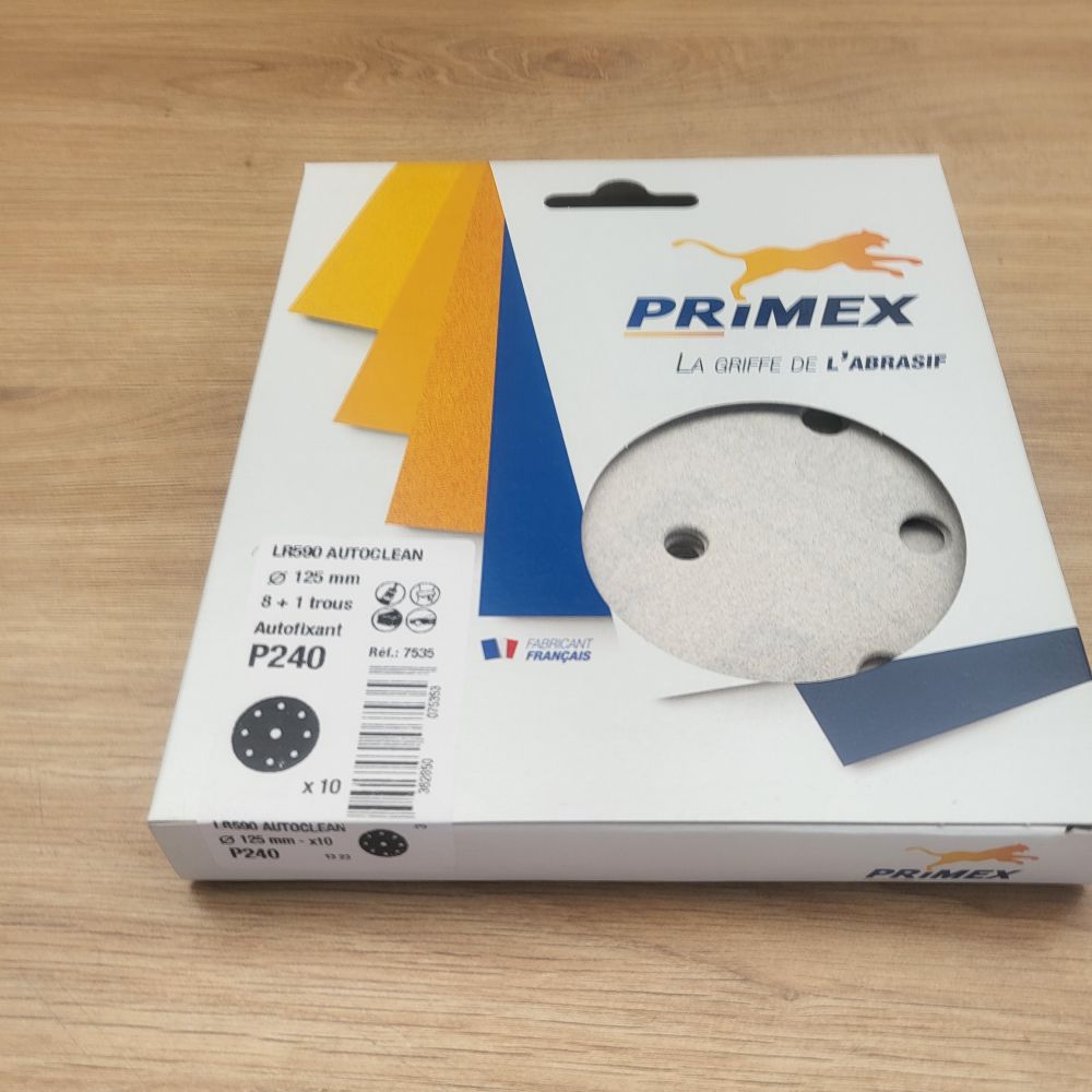 Disque LR590 AUTOCLEAN 125 mm autofixant P240 lot de 10 | PMP Décor