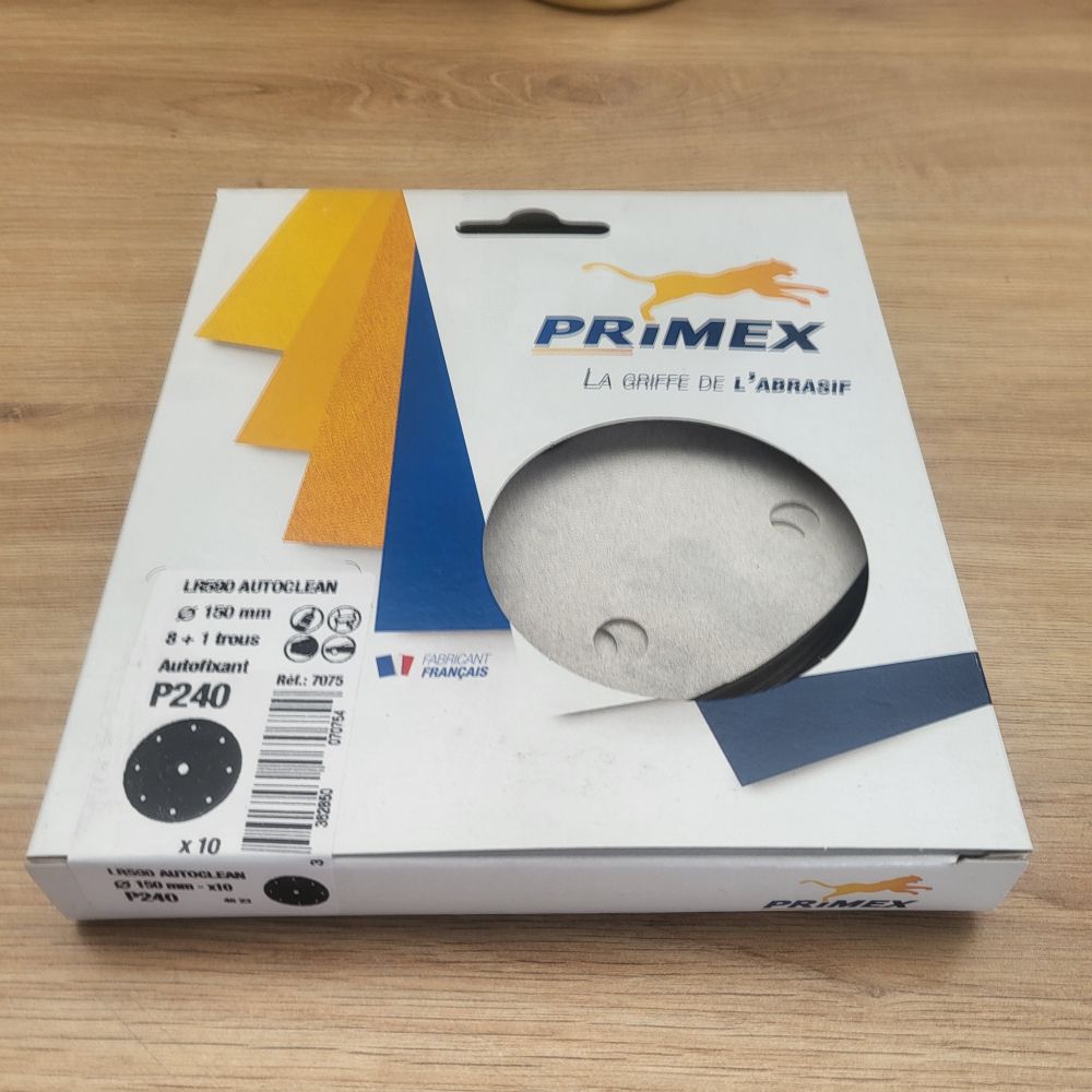 Disque LR590 AUTOCLEAN 150 mm autofixant P240 lot de 10 | PMP Décor