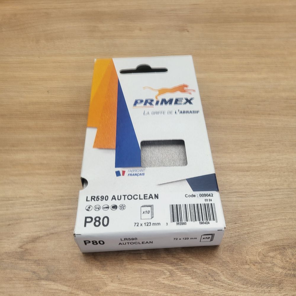 Garniture LR590 AUTOCLEAN 72 x 123 mm P80 lot de 10 | PMP Décor