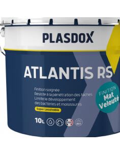 ATLANTIS MAT VELOUTE RS BLANC CAL 10L | PMP Décor