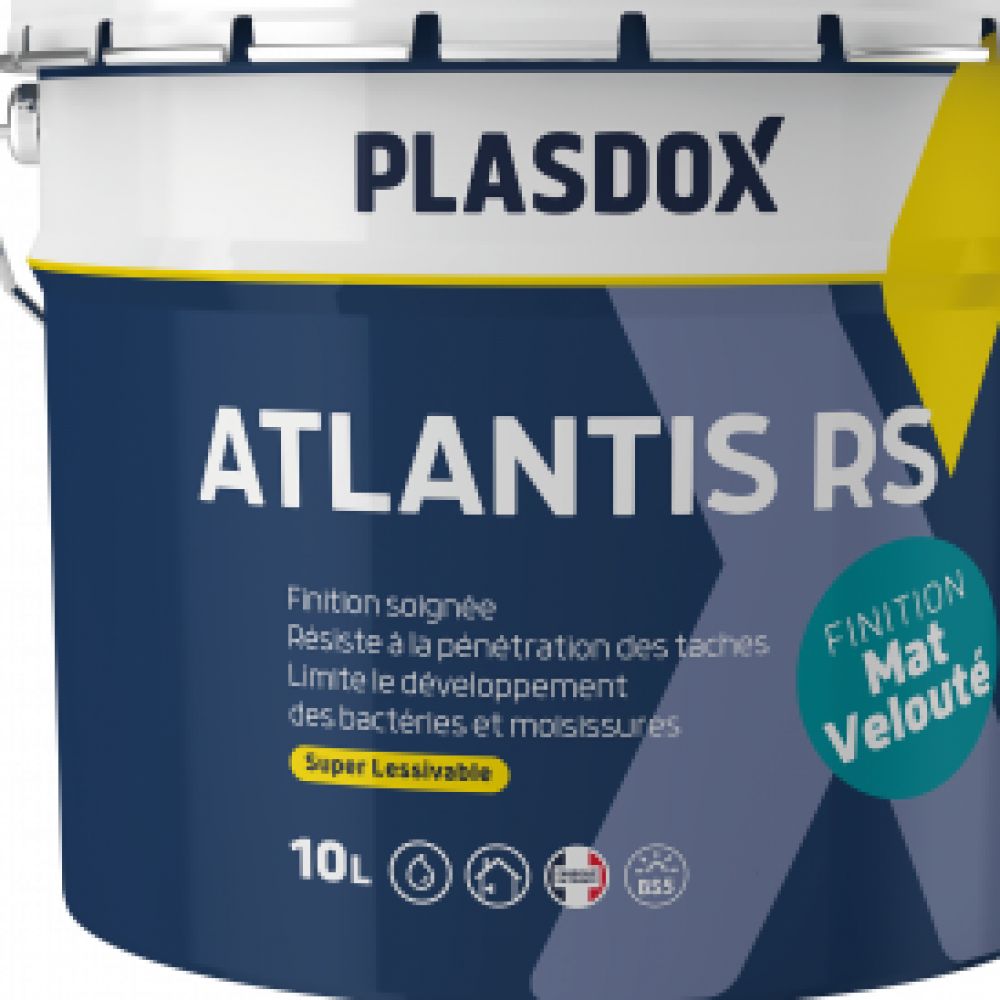 ATLANTIS MAT VELOUTE RS BLANC CAL 10L | PMP Décor
