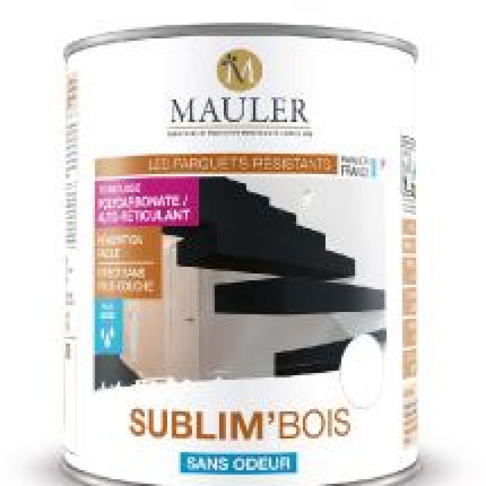 Sublim'Bois sans odeur - Base Extra pale à teinter 1L | PMP Décor