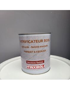 Vitrificateur bois solvanté - Aspect satiné - incolore - 1L | PMP Déco