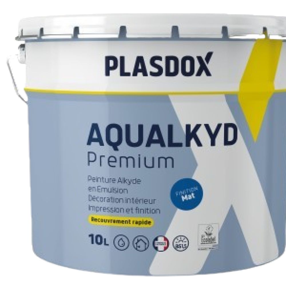 AQUALKYD PREMIUM MAT BLC 10L | PMP Décor