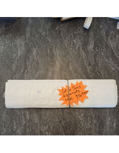 Lot 10 Sacs gravats 80L blanc PP tissé 550x950mm- Pqt de 10 Sacs | PMP