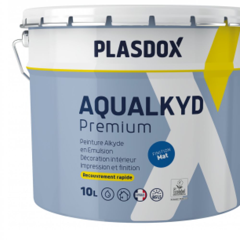 AQUALKYD PREMIUM MAT BLC 10L | PMP Décor