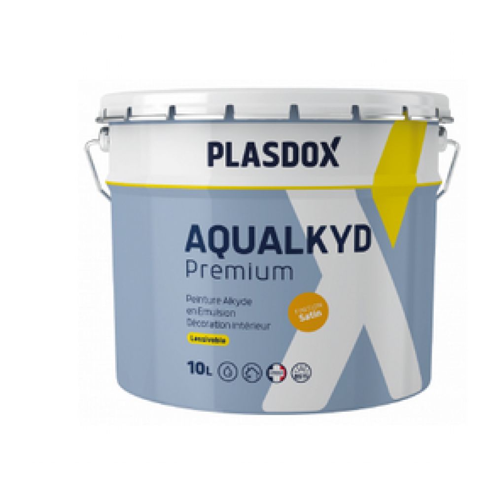 AQUALKYD PREMIUM SATIN BLANC 10L | PMP Décor