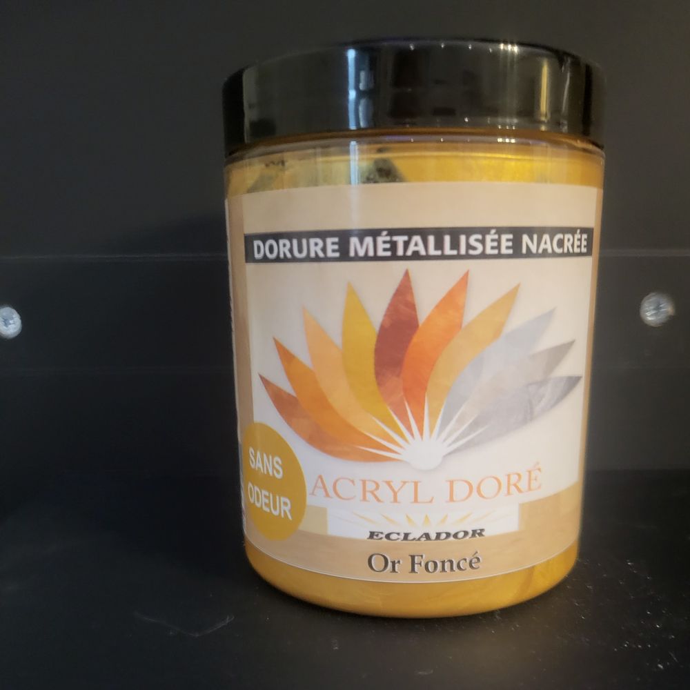 ACRYL DORE - OR FONCE - 250ml - ECLADOR | PMP Décor