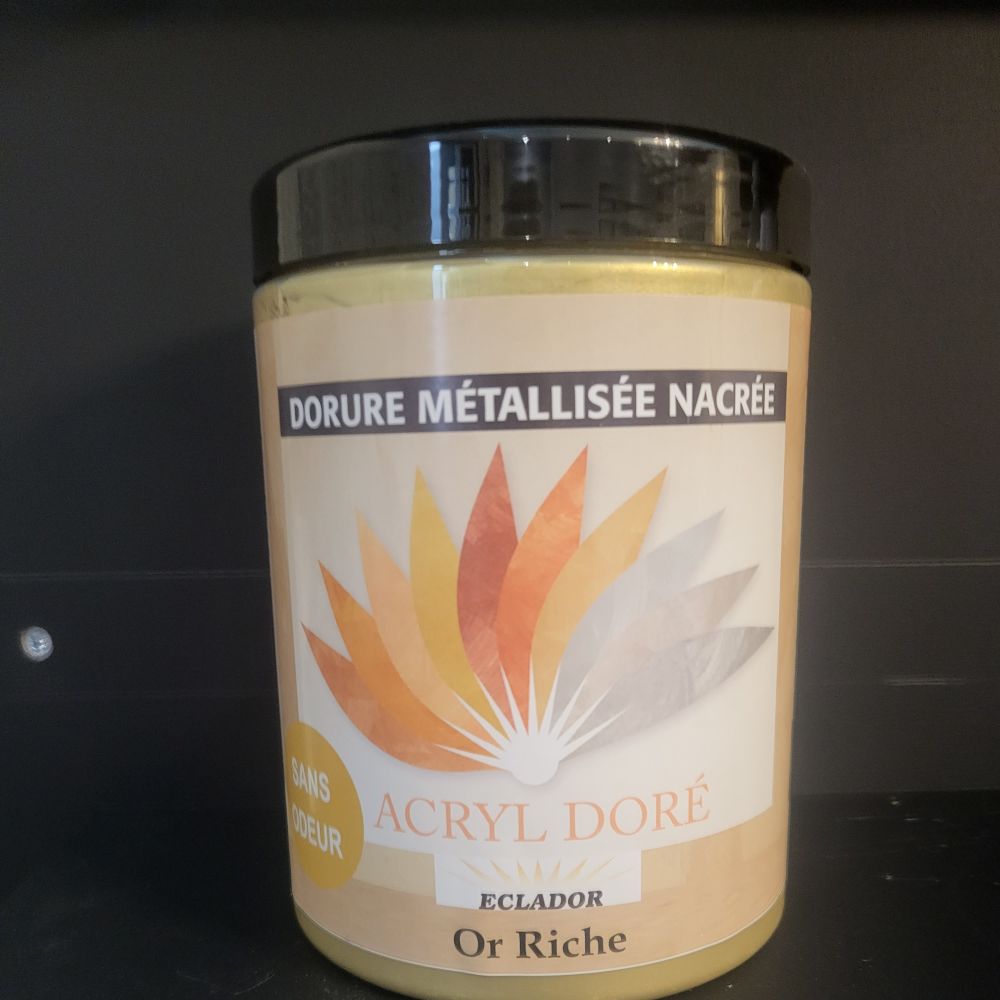 ACRYL DORE - OR RICHE - 750ml - ECLADOR | PMP Décor