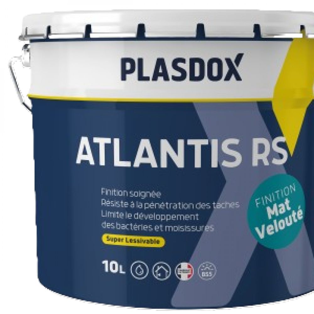 ATLANTIS RS MAT VELOUTE BLC 3L | PMP Décor