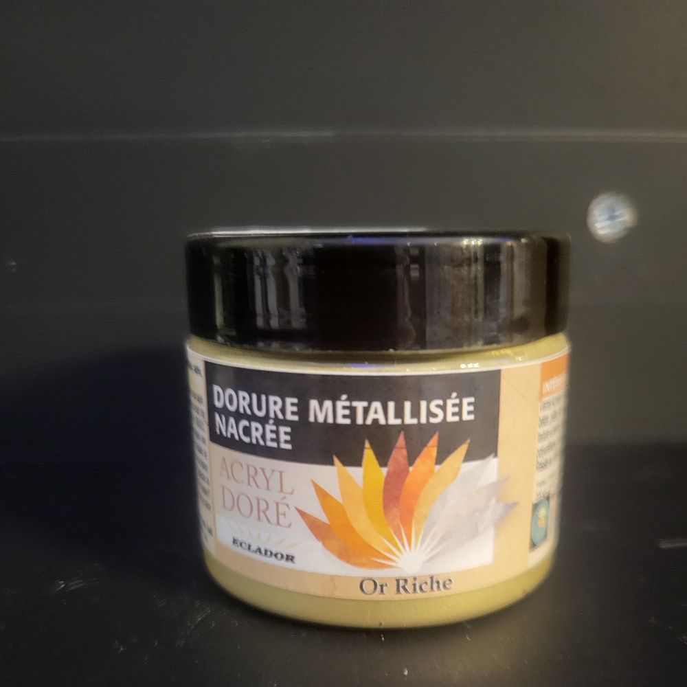 ACRYL DORE - OR RICHE - 50ml - ECLADOR | PMP Décor