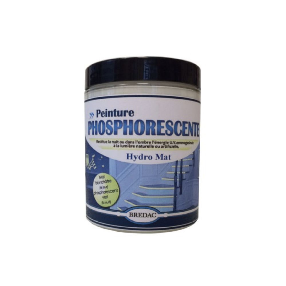 Peinture Phosphorescente Hydro Mat - 250ml - BREDAC | PMP Décor