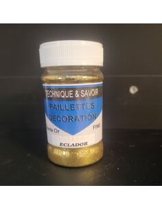 Paillettes Decoration - Teinte Or - Fine - 50g - ECLADOR | PMP Décor