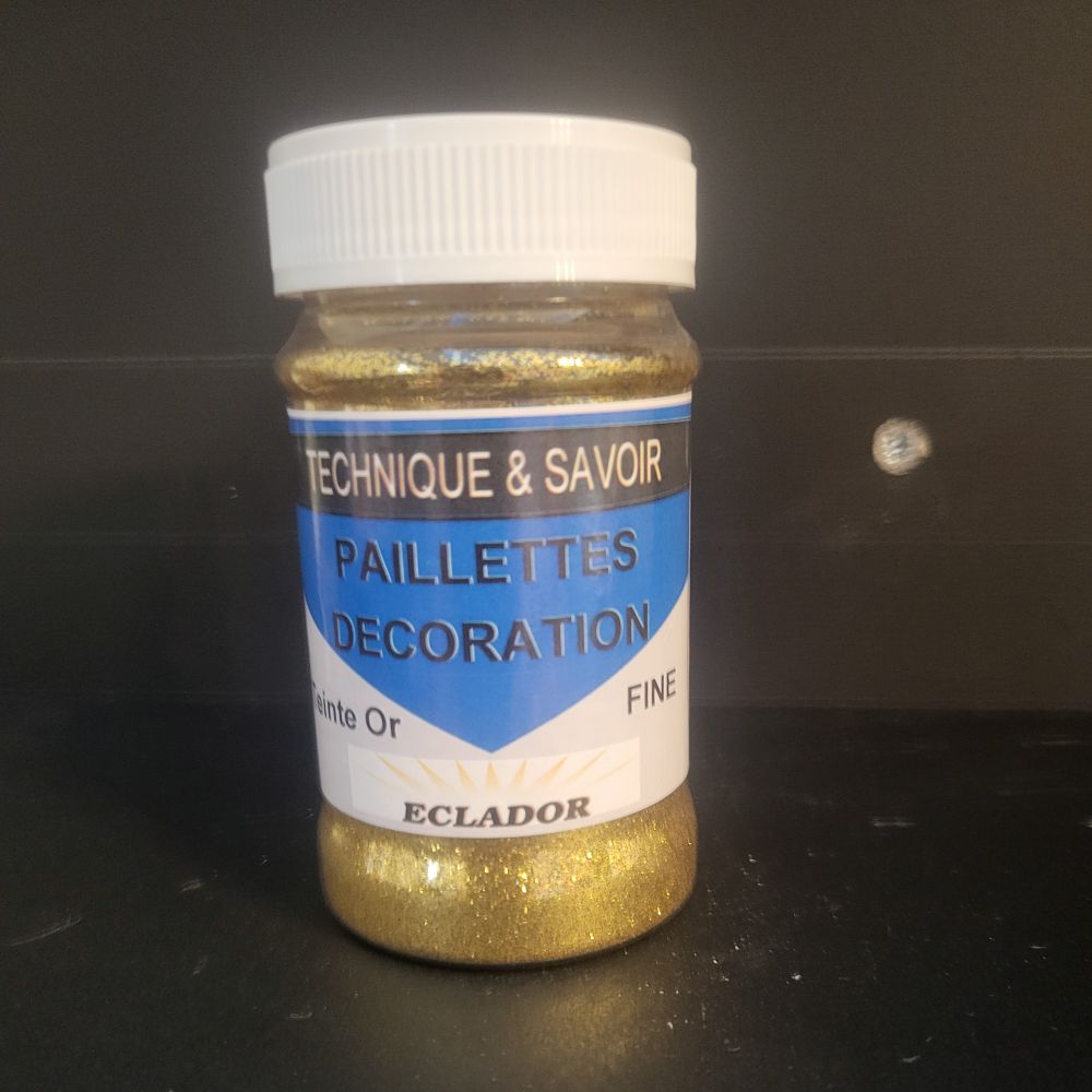Paillettes Decoration - Teinte Or - Fine - 50g - ECLADOR | PMP Décor