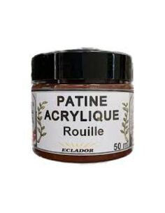 Patine Acrylique - Rouille - 50ml - ECLADOR | PMP Décor