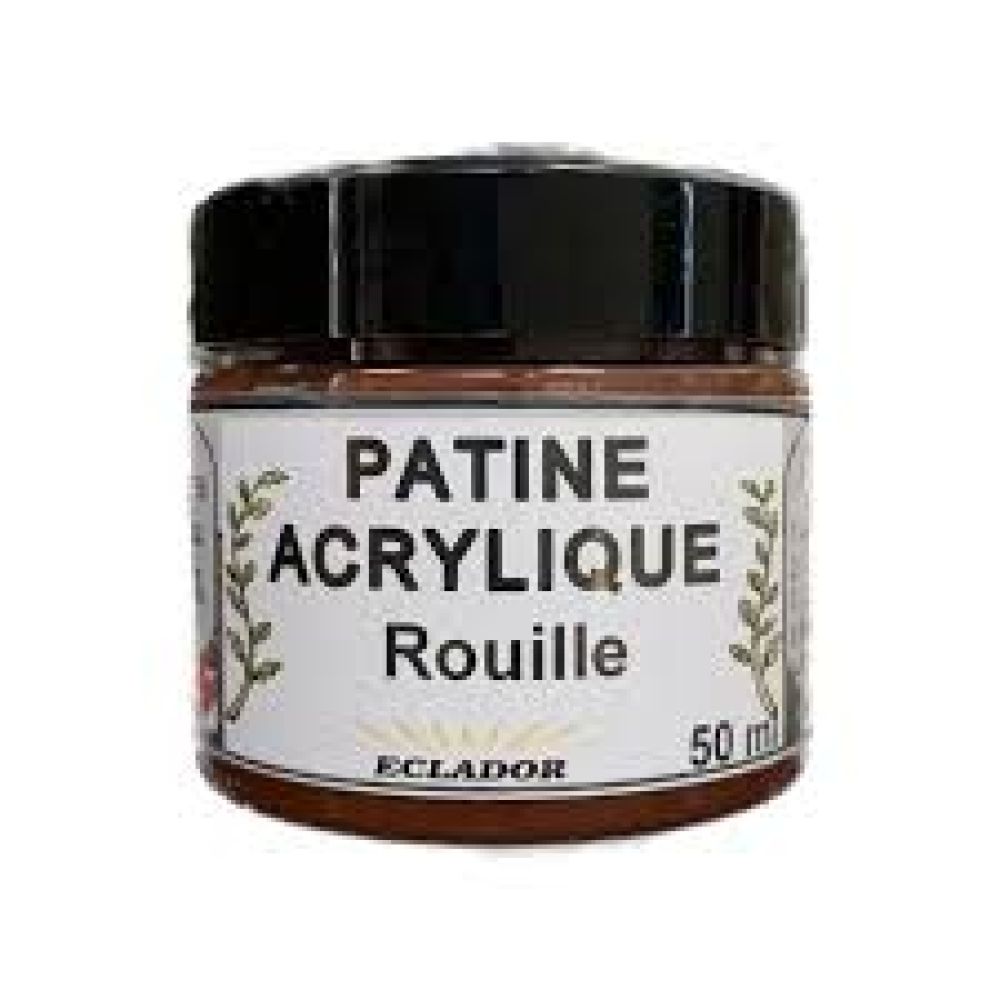 Patine Acrylique - Rouille - 50ml - ECLADOR | PMP Décor