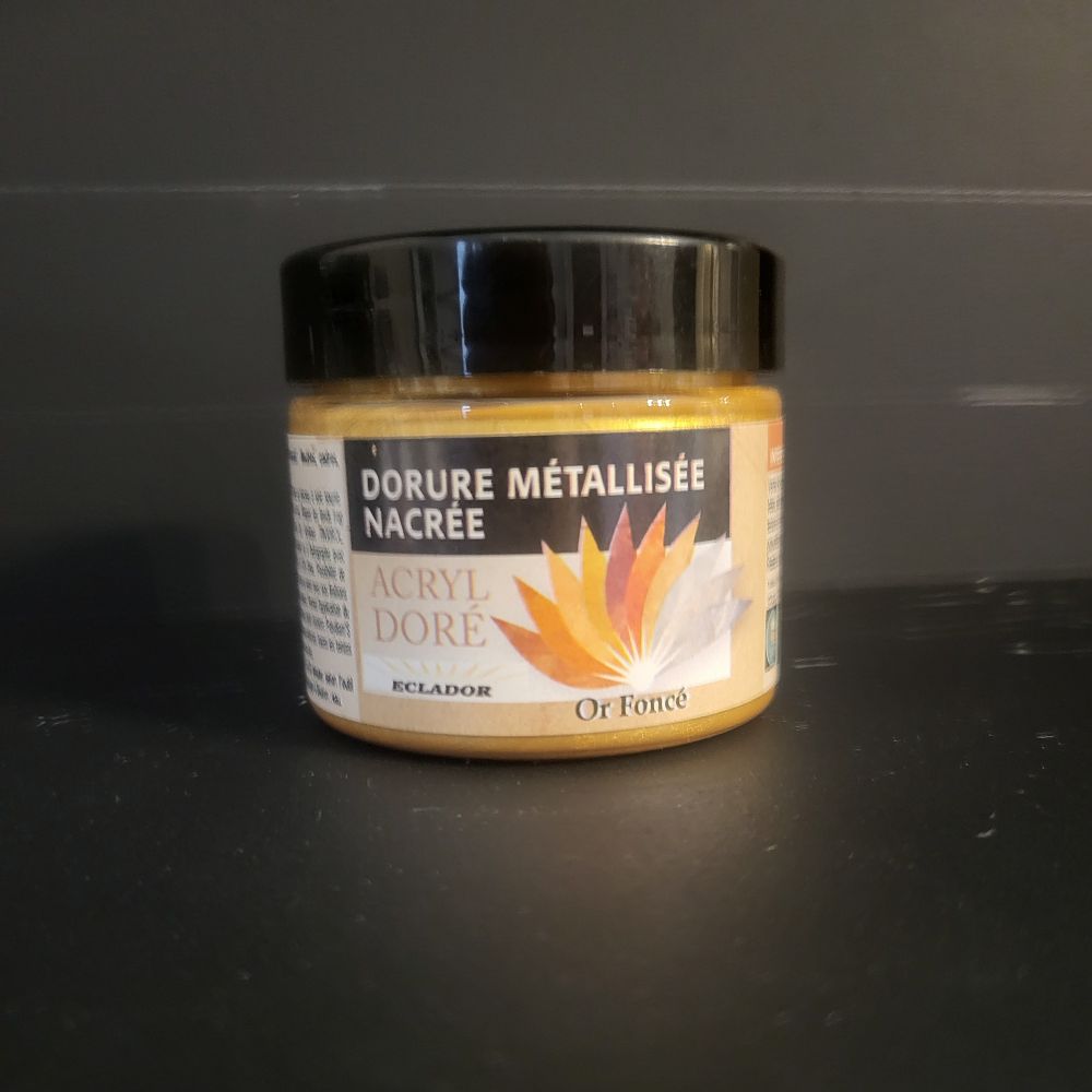 ACRYL DORE - TEINTE OR - 50ml - ECLADOR | PMP Décor