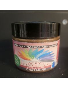 ACRYL SCINTILLANT - CHATAIGNE - 50ml - ECLADOR | PMP Décor