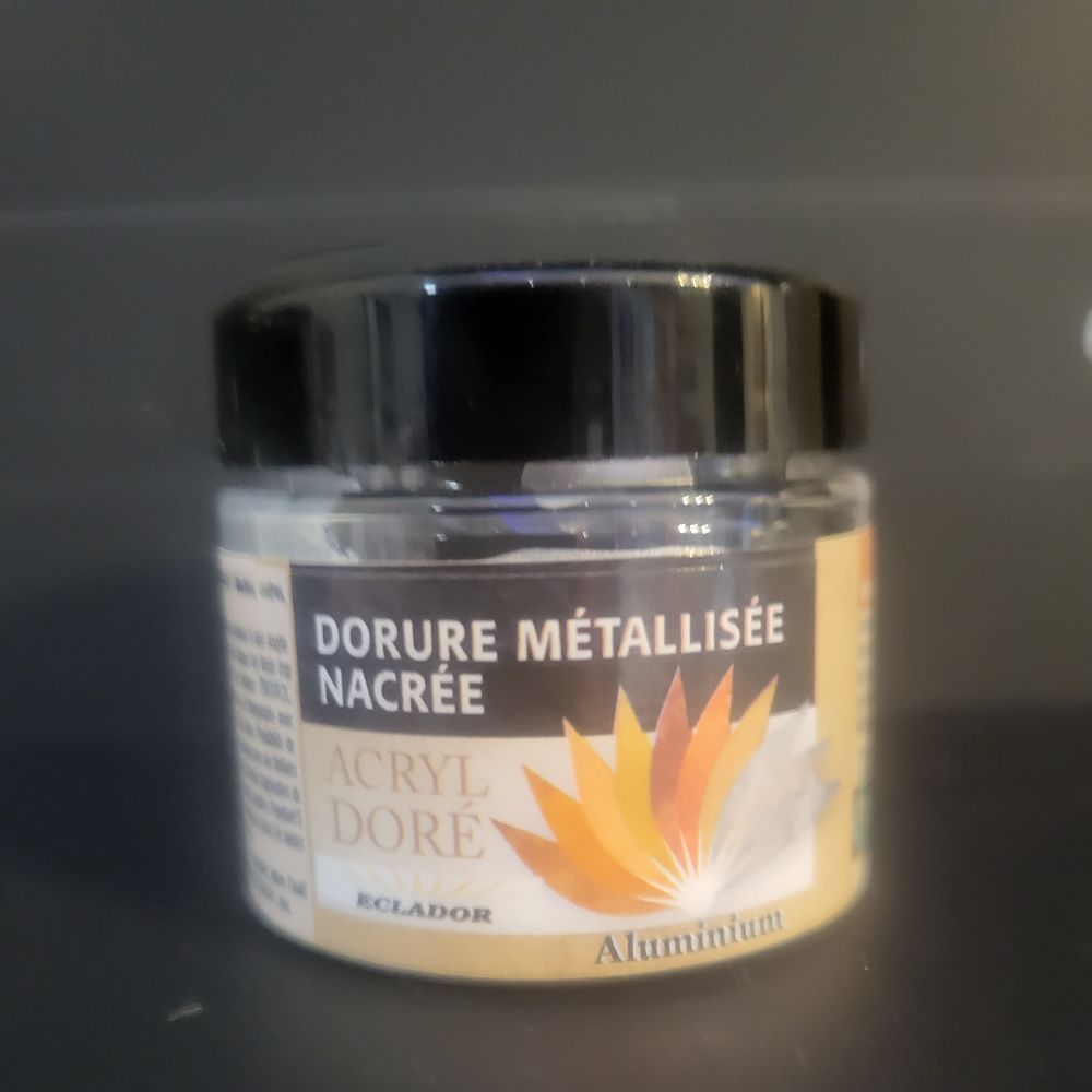 ACRYL DORE - ALUMINIUM - 50ml - ECLADOR | PMP Décor