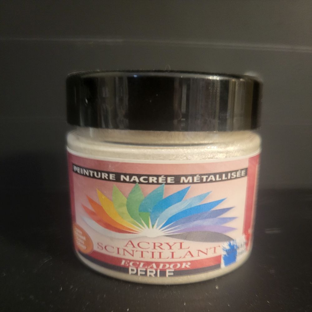 ACRYL SCINTILLANT - PERLE - 50ml - ECLADOR | PMP Décor