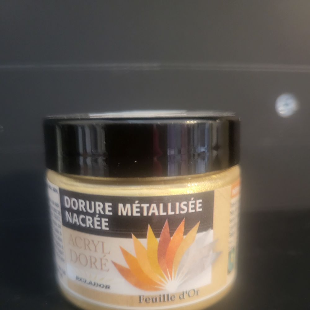 ACRYL DORE - FEUILLE D'OR - 50ml - ECLADOR | PMP Décor