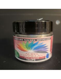 ACRYL SCINTILLANT - TAUPE - 50ml - ECLADOR | PMP Décor