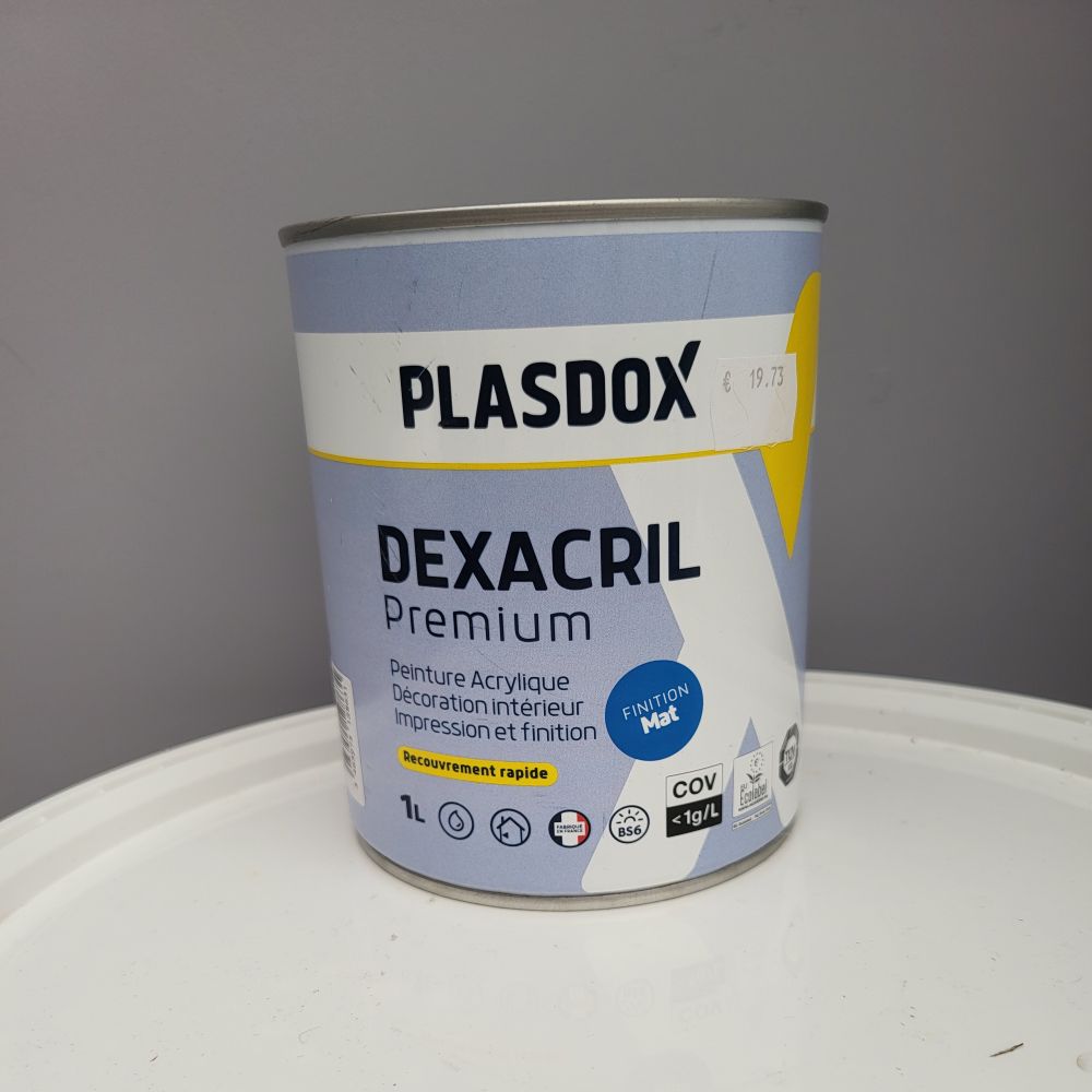 DEXACRIL Premium Mat BLC 1L | PMP Décor