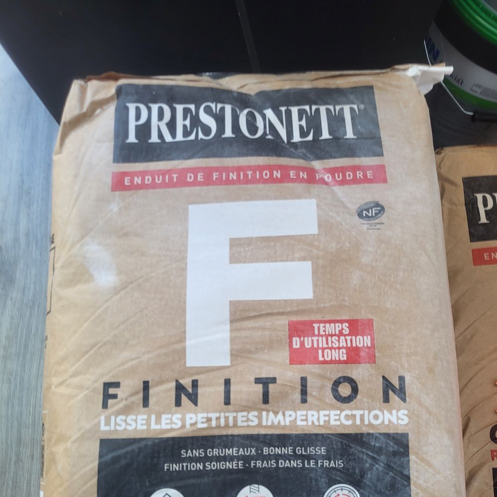 Enduit de finition en poudre PRESTONETT F 25Kg - PROMO | PMP Décor