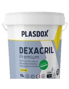 DEXACRIL Premium velours BLC 1L | PMP Décor