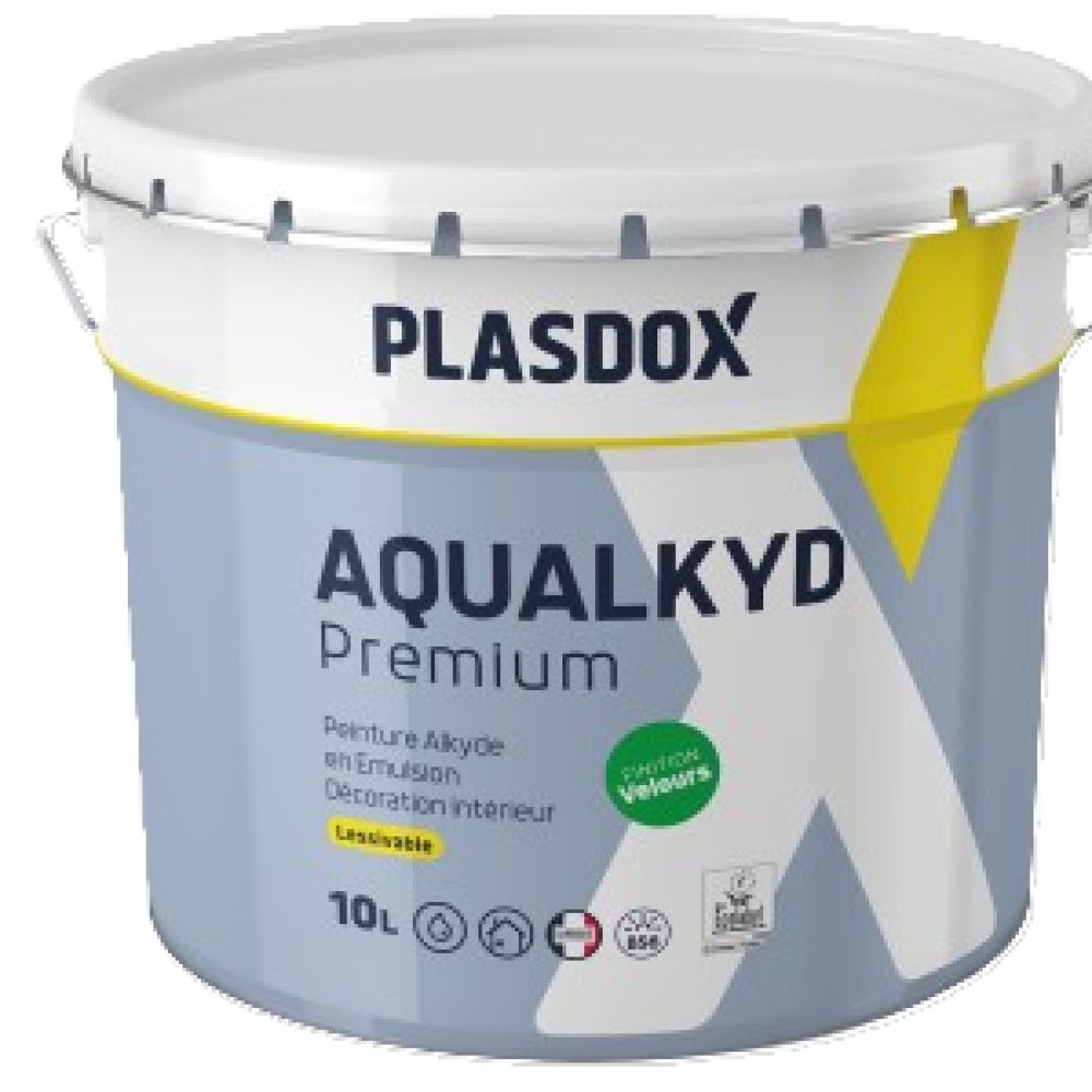 AQUALKYD PREMIUM VELOURS BASE TS2/TR/TA à teinter 3L | PMP Décor