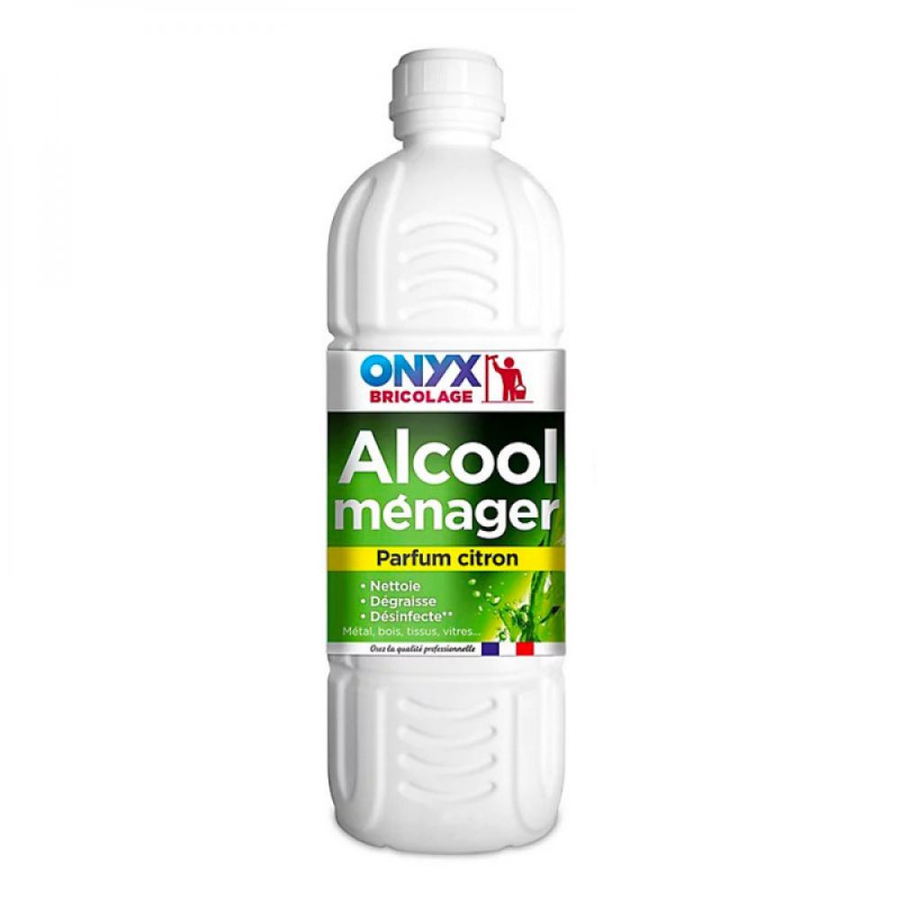 Alcool ménager ECO CERT parfum citron 1L ONYX | PMP Décor