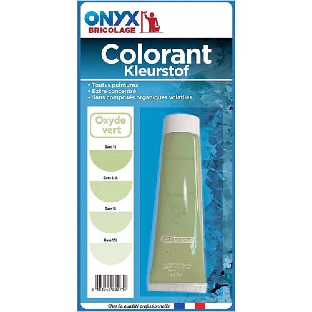Colorant OXYDE VERT 25ml tube ONYX | PMP Décor