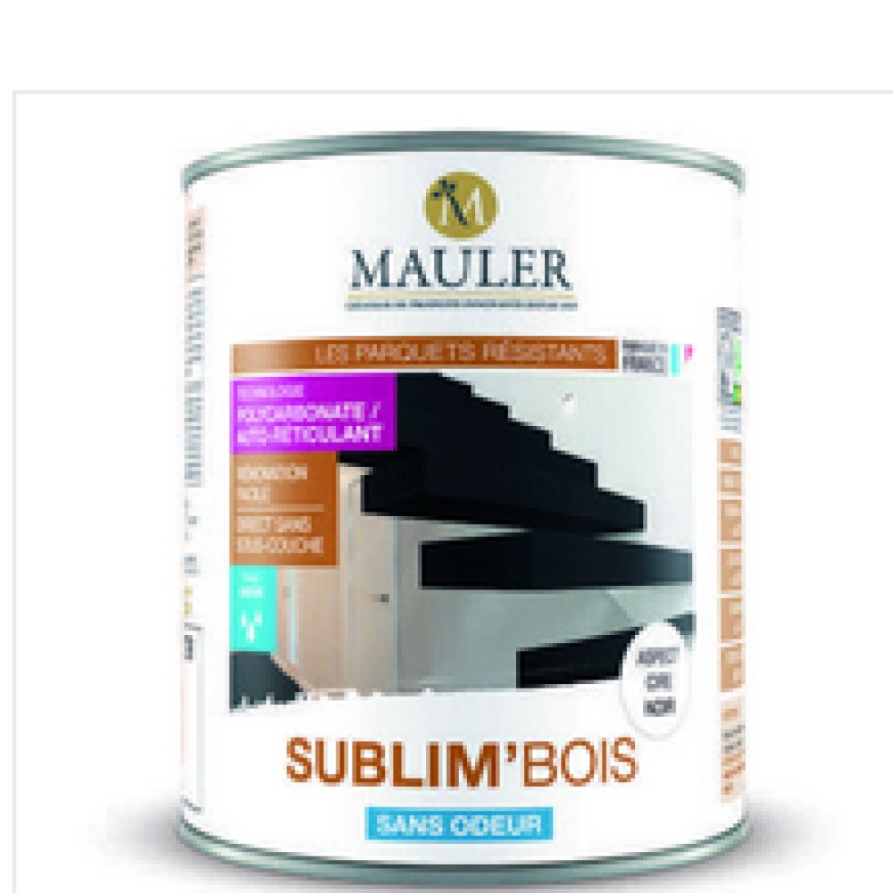 Sublim'Bois sans odeur - Aspect cire blanc 1L | PMP Décor