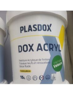 DOX ACRYL VELOURS BLC 15L - 30% BLACK FRIDAY | PMP Décor