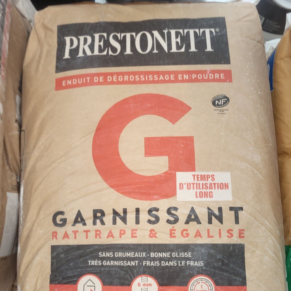 Enduit de dégrossissage en poudre PRESTONETT G 25Kg - PROMO | PMP Déco