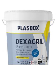 DEXACRIL Premium mat 15L Blanc | PMP Décor
