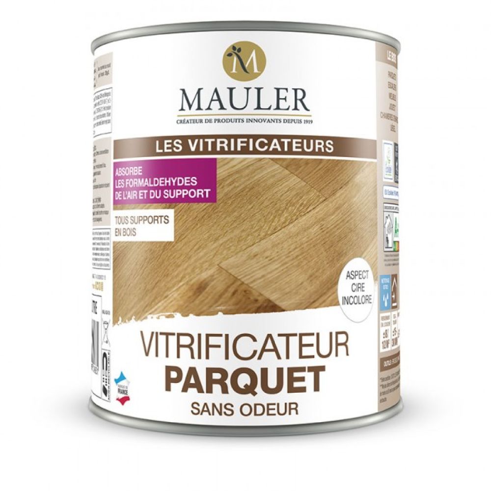 Vitrificateur parquet sans odeur - aspect Cire incolore- 1 litre | PMP