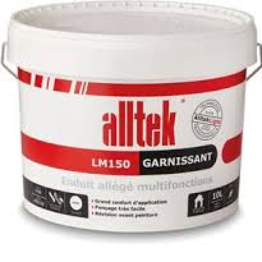 Enduit allégé multifonctions blanc - seau 4 litres ALLTECK | PMP Décor