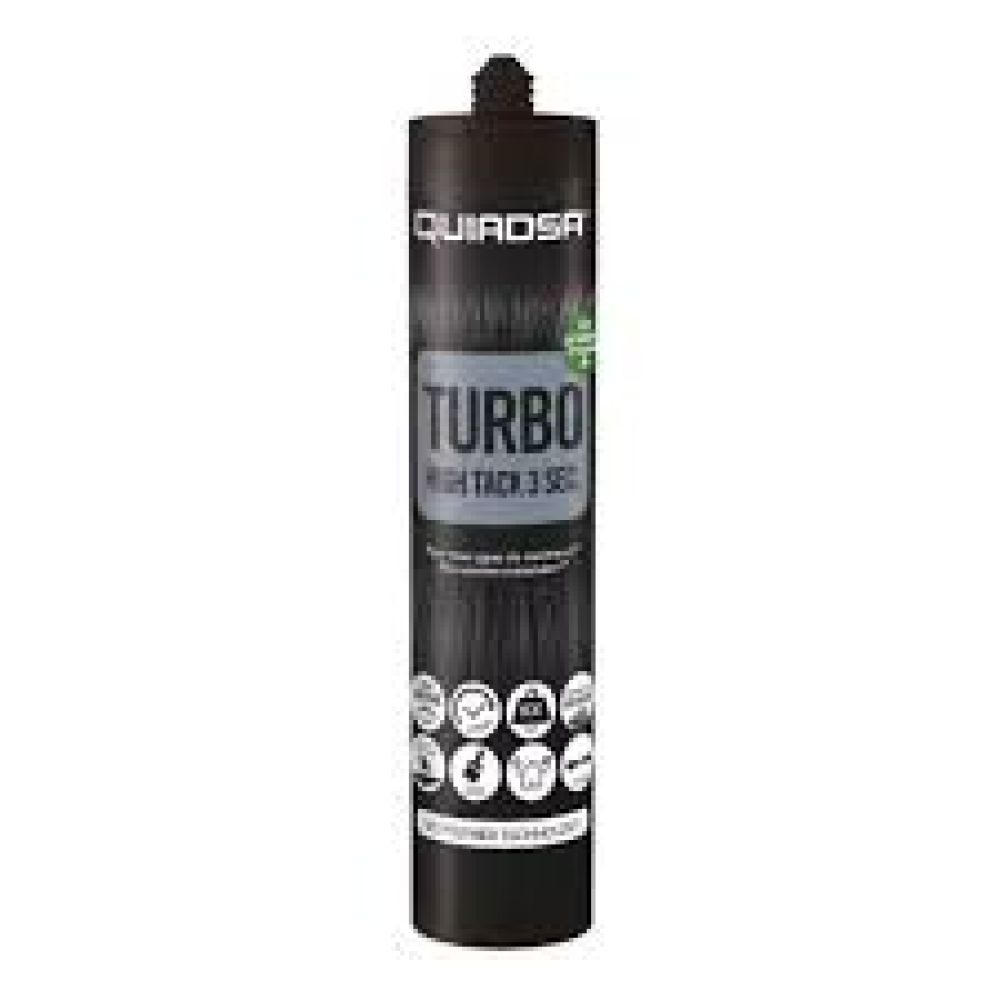 Turbo blanc adhésif de montage rapide 3sec. pour tous matériaux 290ml 