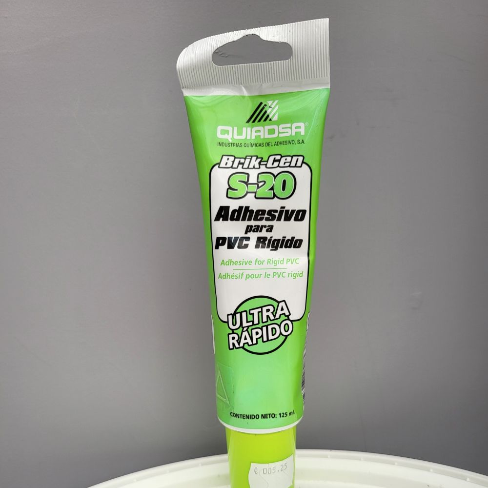 Adhésif pour PVC rigide BRIK-CEN ultra rapide 125ml S-20 | PMP Décor