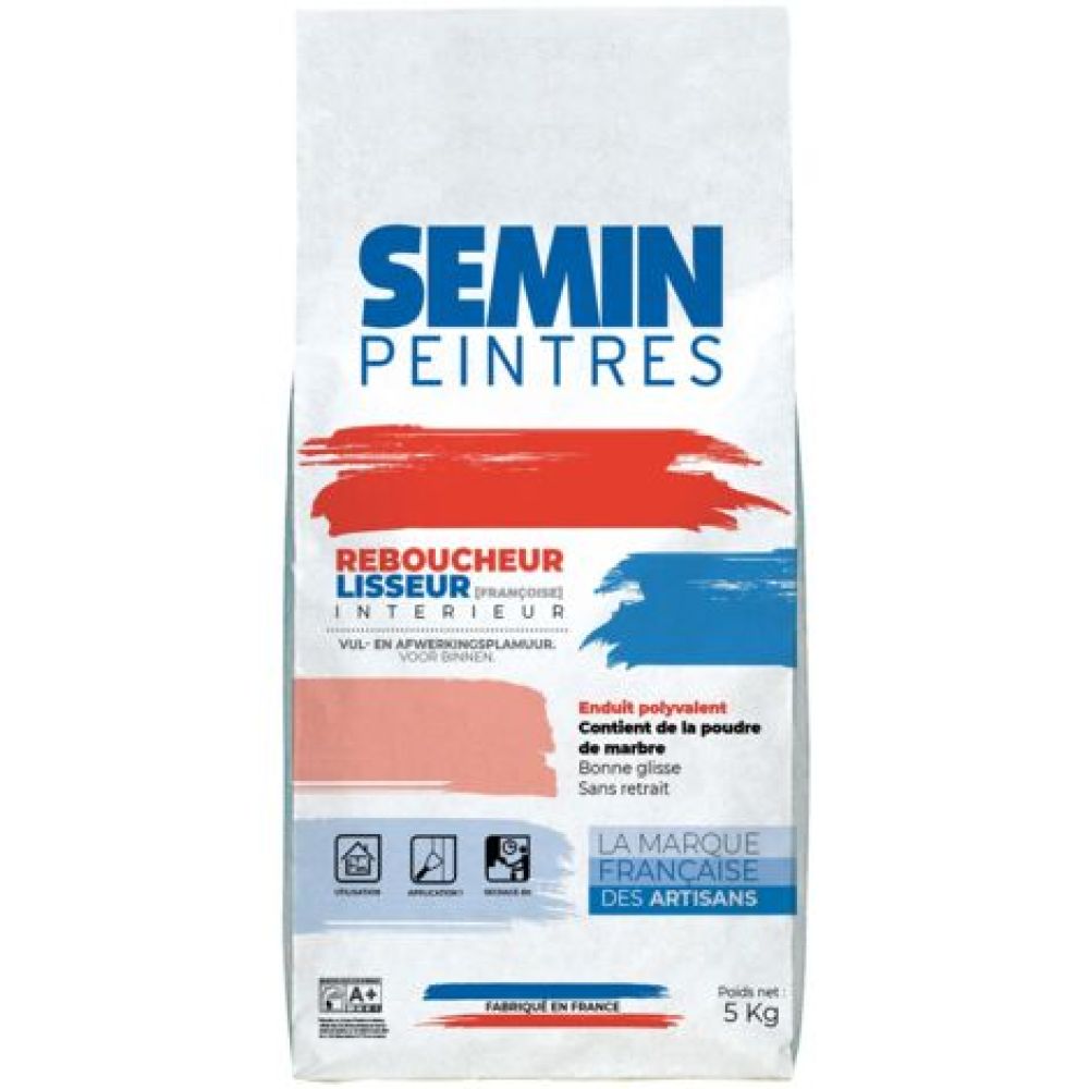 Reboucheur lisseur -intérieur 5 Kg | PMP Décor
