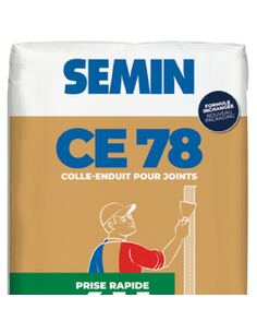 SAC ENDUIT COLLE - CE 78 RAPIDE 4H - 25KG | PMP Décor
