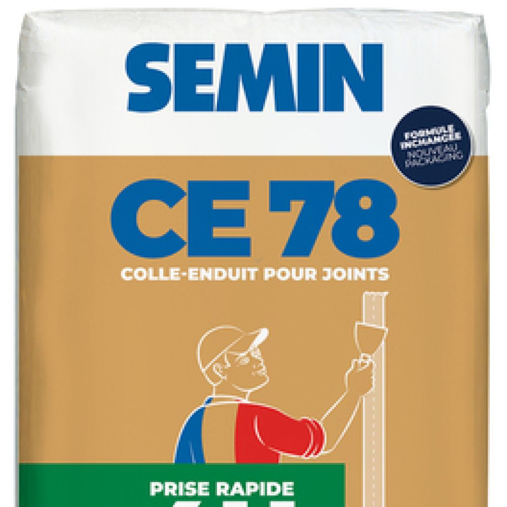 SAC ENDUIT COLLE - CE 78 RAPIDE 4H - 25KG | PMP Décor