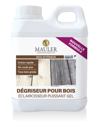 Dégriseur pour bois - Eclaircisseur puissant gel - 1L | PMP Décor